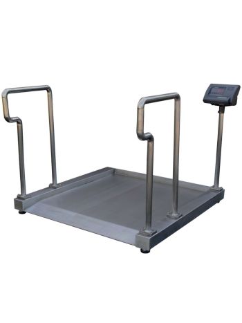 RVS Rolstoelweegschaal, Sta- & Steunweegschaal 300 Kg